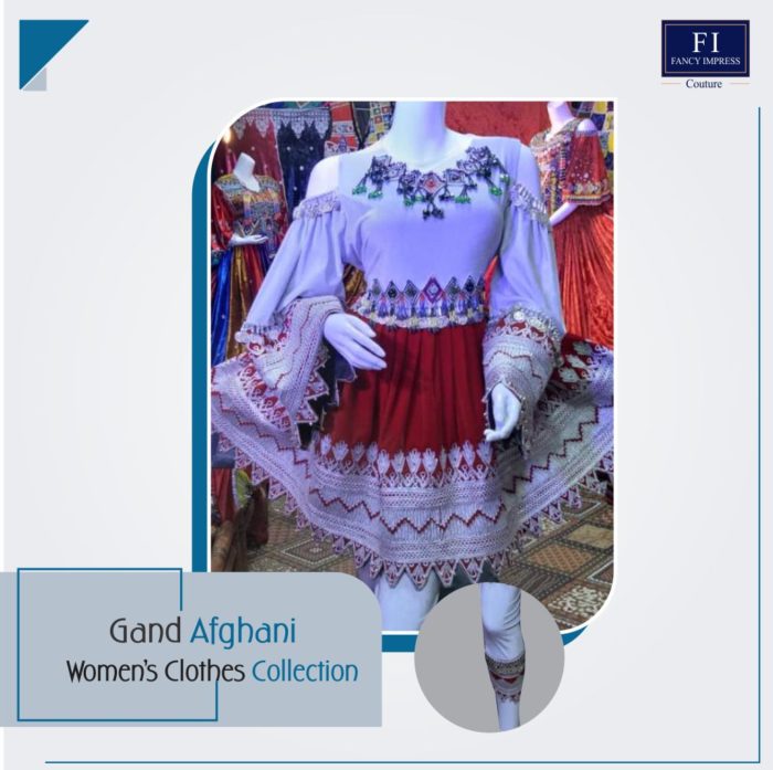 Cold Shoulder Gand Afghani