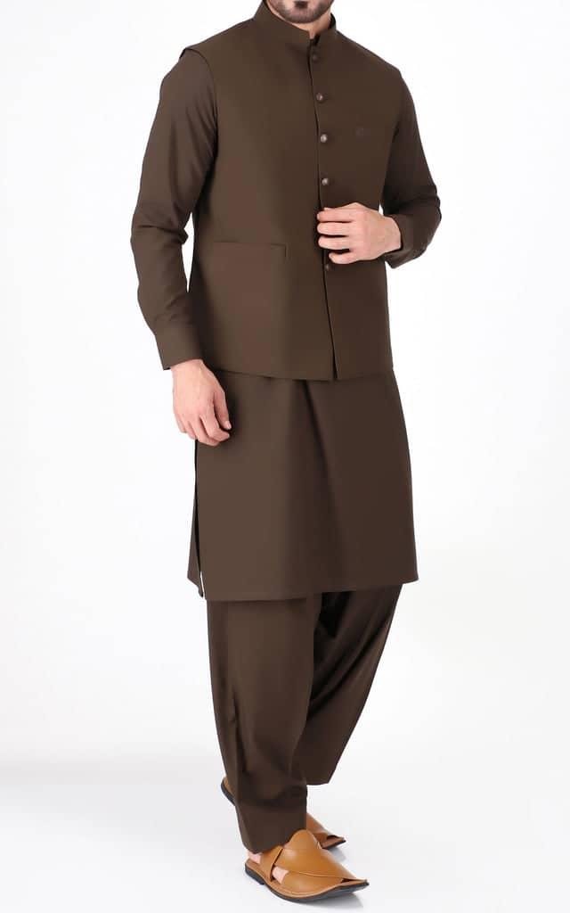 Mens Shalwar-Kameez 3Piece Suit