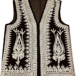 Traditional Afghan-Style Embroidered Waistcoats